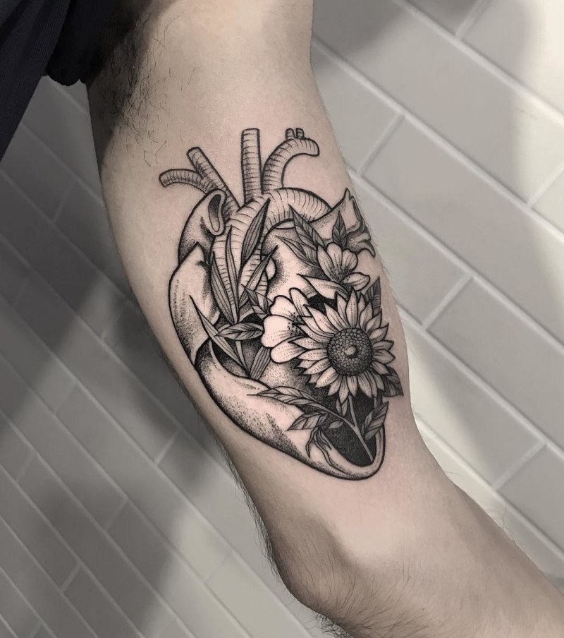 Heart Tattoo Inspiration. Love Tattoos.